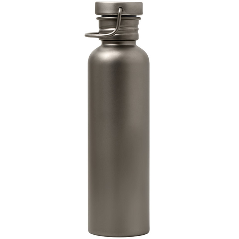 Бутылка для воды из титана "Titan", 750ml, темно-серый Бутылка для воды из титана "Titan", 750ml, темно-серый