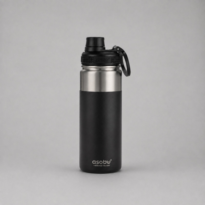 Вакуумная термобутылка «ALPINE FLASK», 530 мл, черный