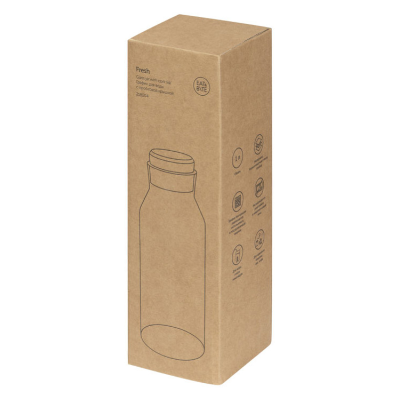 Графин для воды с пробковой крышкой "Fresh"