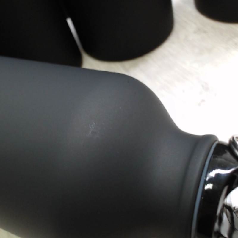 Матовая спортивная бутылка Oregon с карабином и объемом 400 мл, черный