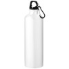 Алюминиевая бутылка для воды Oregon объемом 770 мл с карабином - Белый (P)