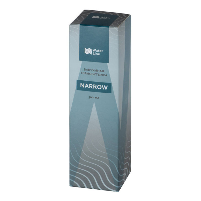 Термобутылка «Narrow» с вакуумной медной изоляцией, 500 мл, серебристый