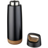 Спортивная медная бутылка с вакуумной изоляцией Valhalla объемом 600 мл, черный (Р)