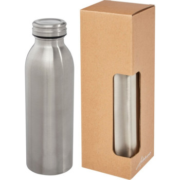 Бутылка Riti объемом 500 мл с медной обшивкой и вакуумной изоляцией , серебристый