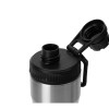 Бутылка для воды «Supply» Waterline, нерж сталь, 850 мл, серебристый/черный Бутылка для воды «Supply» Waterline, нерж сталь, 850 мл, серебристый/черный