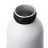 Алюминиевая бутылка для воды с ручкой "Plain Alu", 650 мл, белый