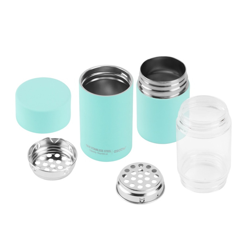 Бутылка для воды FLAVOUR U SEE, 460 мл, бирюзовый