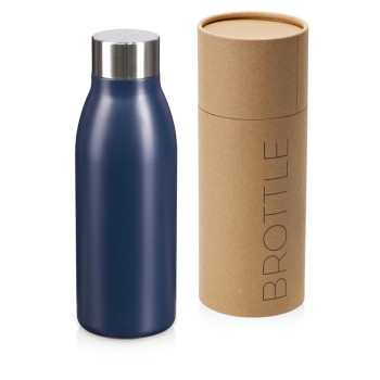 Вакуумная термобутылка "Brottle", темно-синий