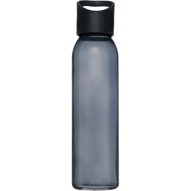 Спортивная бутылка Sky из стекла объемом 500 мл, черный