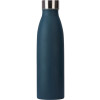 Стальная бутылка "Rely", 650 мл, NEW темно-синий 295C матовый