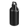 Матовая спортивная бутылка "Hip S" с карабином и объемом 400 мл, черный