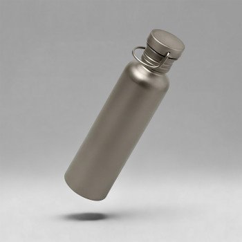 Бутылка для воды из титана "Titan", 750ml, темно-серый