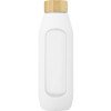 Tidan Бутылка из боросиликатного стекла объемом 600 мл с силиконовым держателем, белый