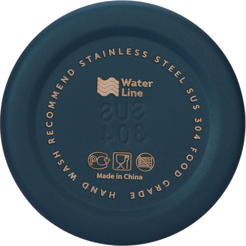 Стальная бутылка "Rely", 650 мл, NEW темно-синий 295C матовый