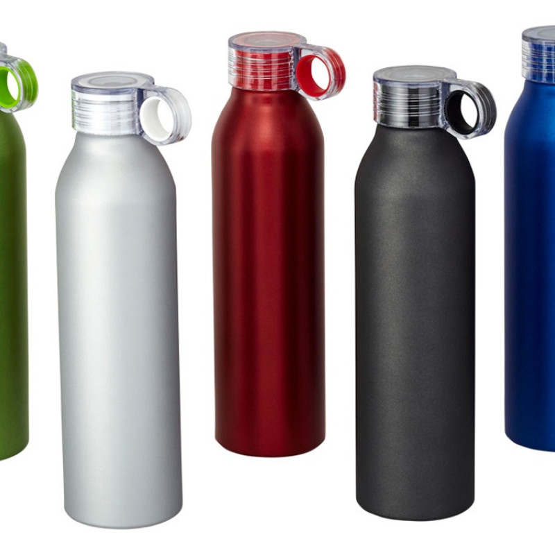 Спортивная алюминиевая бутылка Grom, красный (Р)