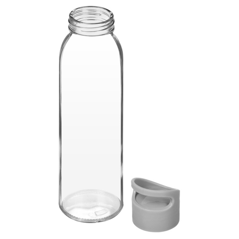 Стеклянная бутылка  "Fial", 500 мл, серый