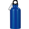 Матовая спортивная бутылка "Hip S" с карабином и объемом 400 мл, синий (P)