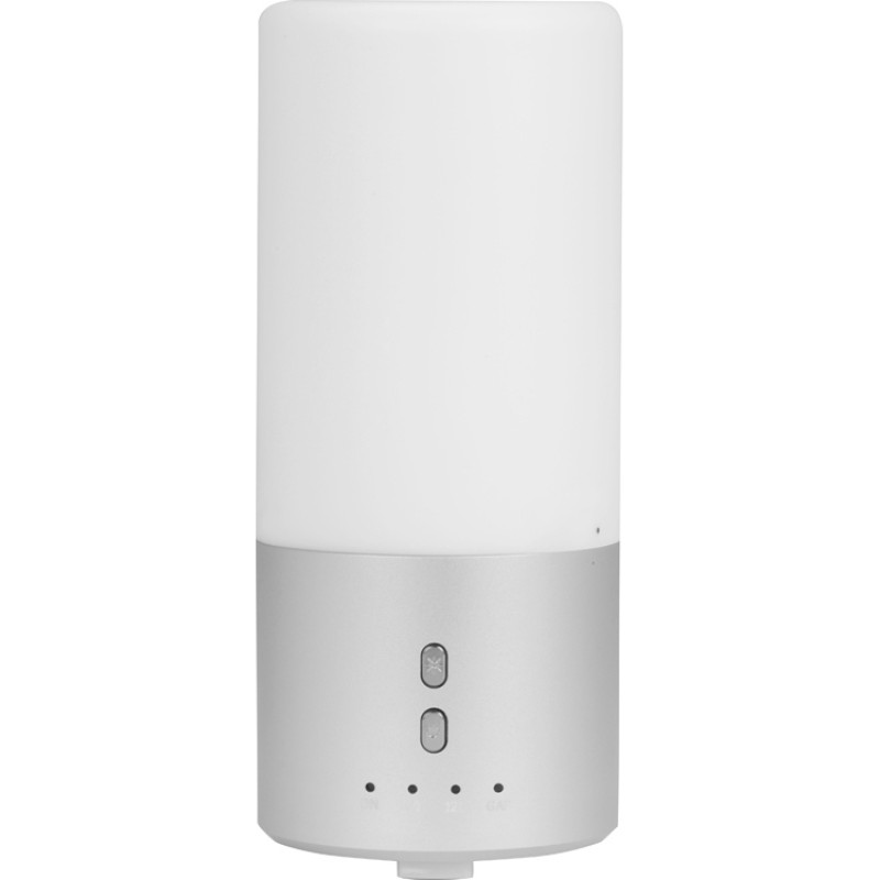 Увлажнитель воздуха с подсветкой "Breathe", белый/серебристый