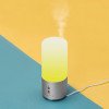 Увлажнитель воздуха с подсветкой "Breathe", белый/серебристый Увлажнитель воздуха с подсветкой "Breathe", белый/серебристый