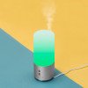 Увлажнитель воздуха с подсветкой "Breathe", белый/серебристый Увлажнитель воздуха с подсветкой "Breathe", белый/серебристый