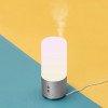 Увлажнитель воздуха с подсветкой "Breathe", белый/серебристый Увлажнитель воздуха с подсветкой "Breathe", белый/серебристый