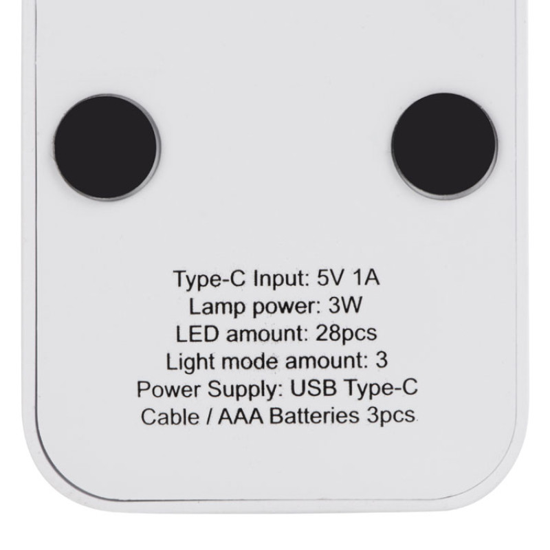 Складывающаяся настольная LED лампа "Stack N", 3 Вт, белый