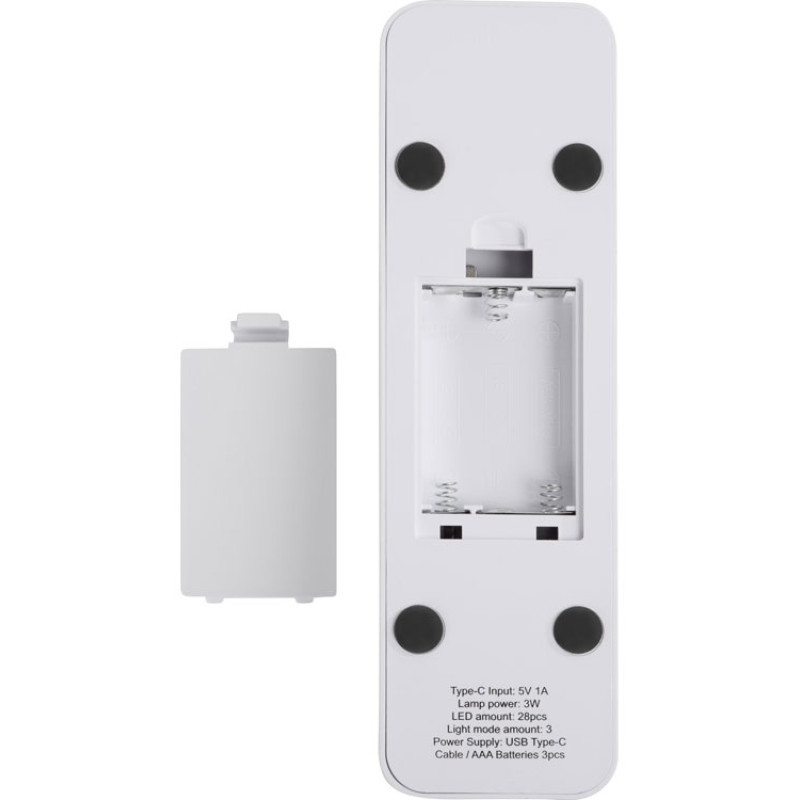 Складывающаяся настольная LED лампа "Stack N", 3 Вт, белый