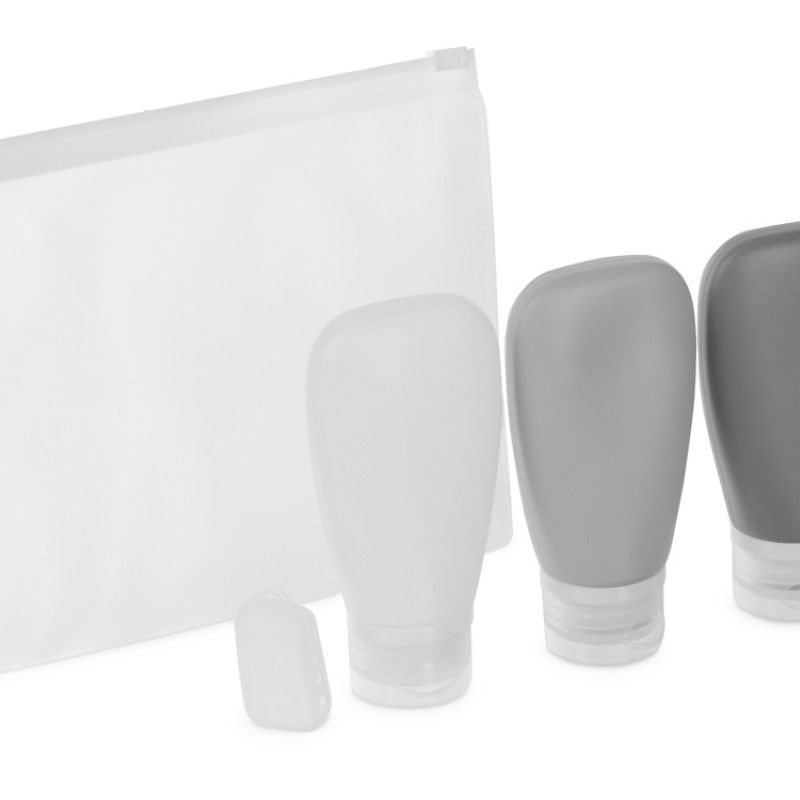 Набор емкостей для путешествия с колпачком для зубной щетки Набор емкостей для путешествия с колпачком для зубной щетки