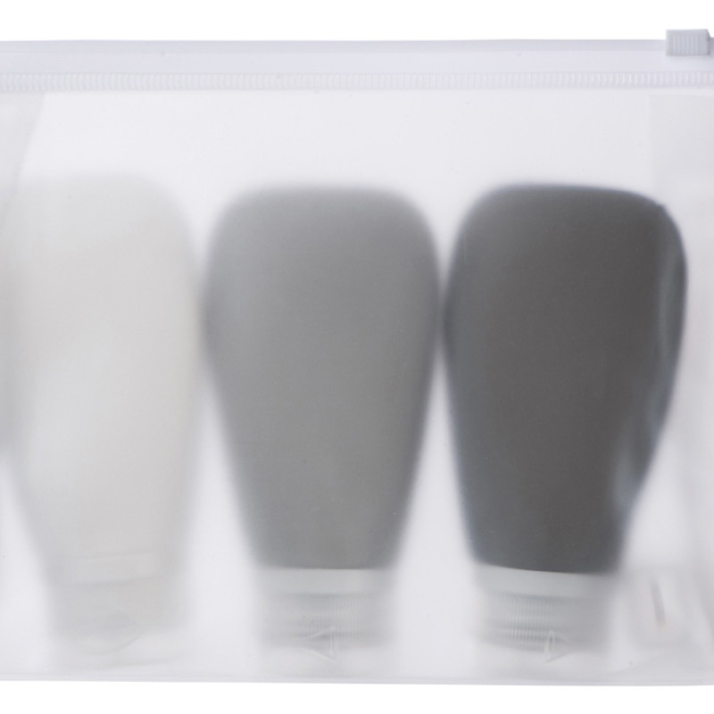 Набор емкостей для путешествия с колпачком для зубной щетки Набор емкостей для путешествия с колпачком для зубной щетки