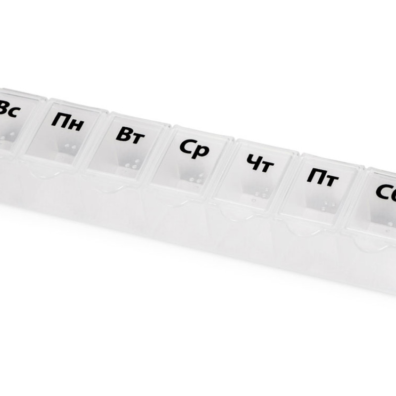 Футляр для мелочей "One week", прозрачный