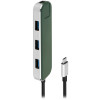 Хаб USB Rombica Type-C Chronos Green (Р) Хаб USB Rombica Type-C Chronos Green (Р)
