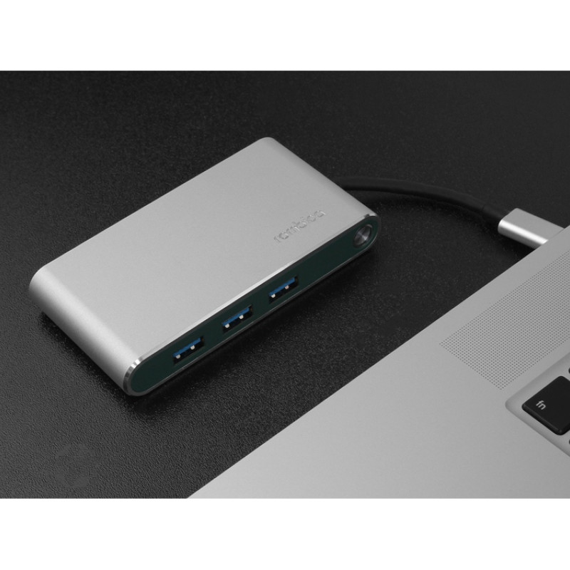 Хаб USB Rombica Type-C Hermes Green Хаб USB Rombica Type-C Hermes Green