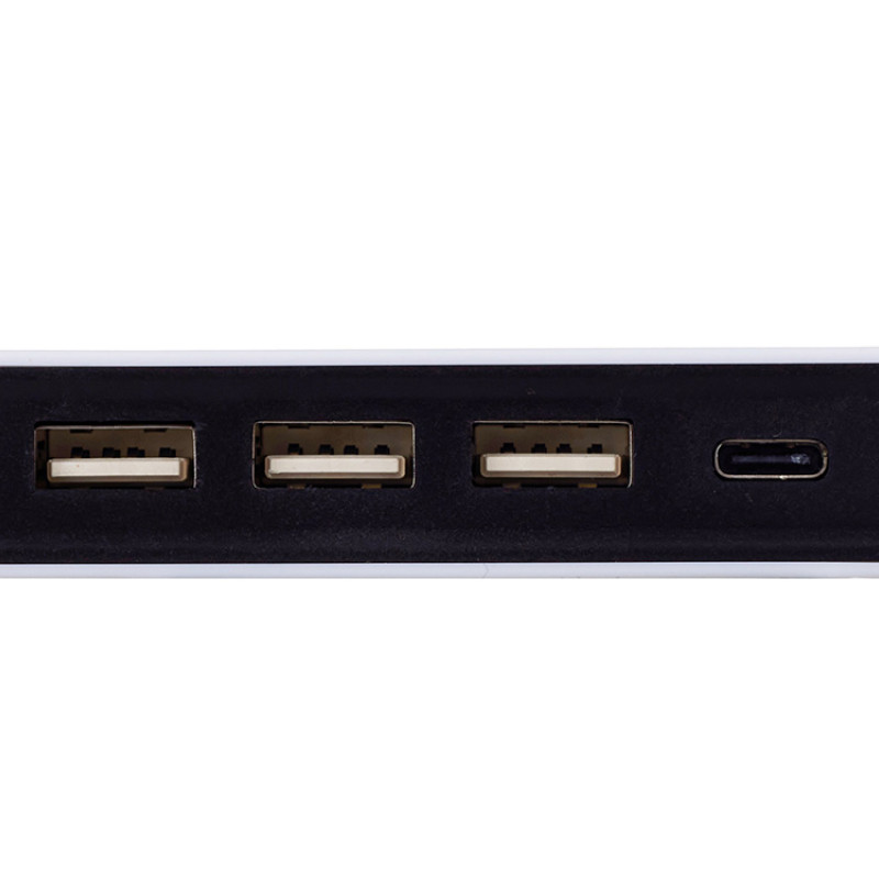 USB-хаб «Hubix» с коннектором 2-в-1 USB-C и USB-A, 2.0, белый