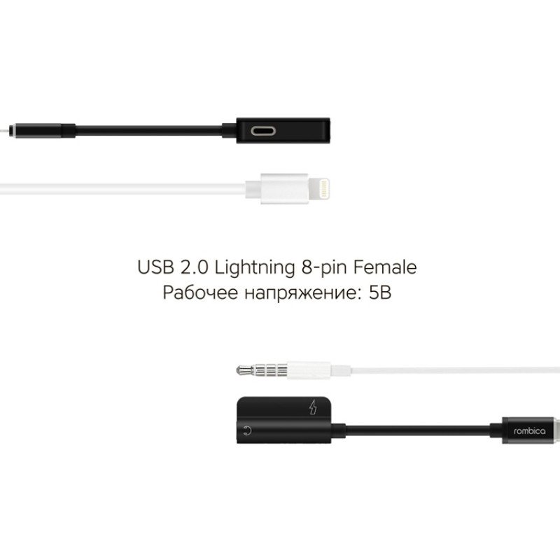 Rombica L Adapter 3.5C, черный Rombica L Adapter 3.5C, черный