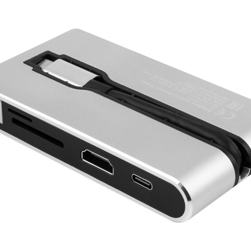 Хаб USB Rombica Type-C Hermes Black