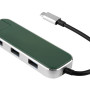 Хаб USB Rombica Type-C Chronos Green (Р)