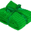 Плед Wave флисовый, зеленый