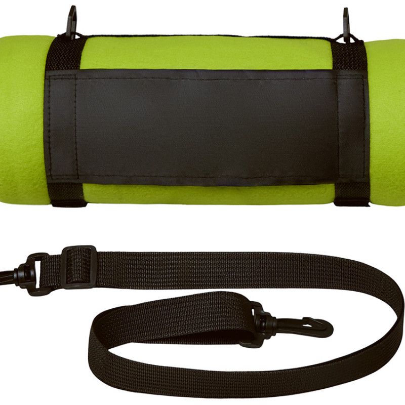 Плед «Нежность» с плечевым ремнем, зеленое яблоко