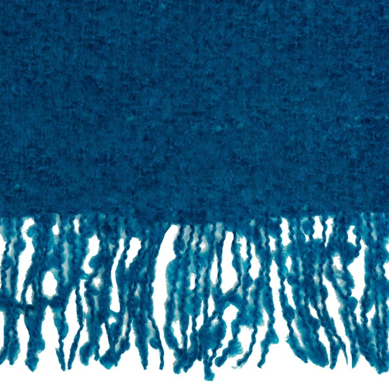 Плед акриловый Mohair, синий