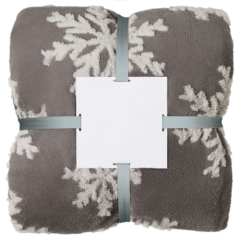 Плед Snowflake новогодний