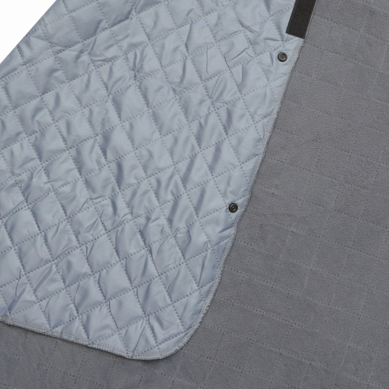 Пончо Cappy с капюшоном на липучке в мешке, серый