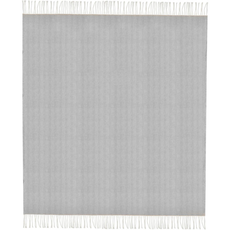 Плед "Ёлочка" 150х180 см. ПРЕМИУМ (серый однотонное) (Р)