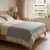 Акриловый плед Dapple 160x210 см, холодный серый