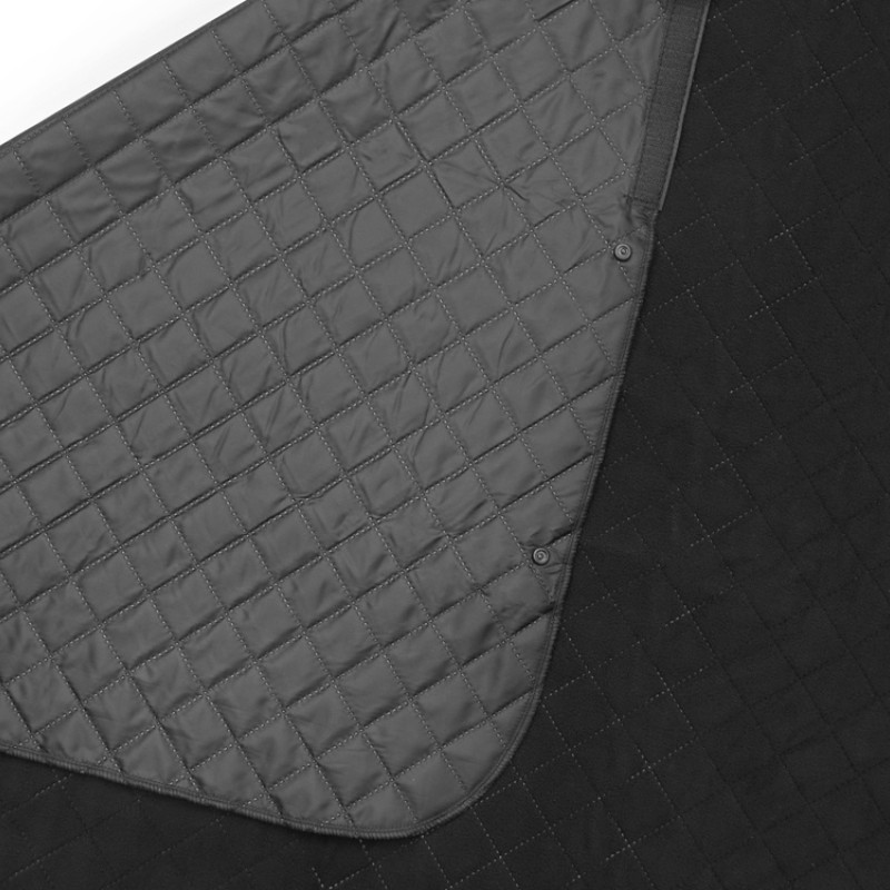 Пончо Cappy с капюшоном на липучке в мешке, черный