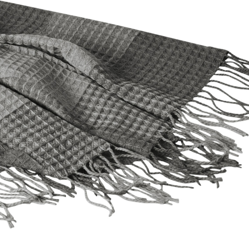 Плед акриловый Gaufre, серый