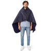 Пончо Cappy с капюшоном на липучке в мешке, темно-синий