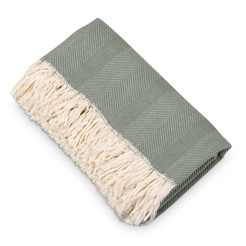 Плед Hild, темно-зеленый