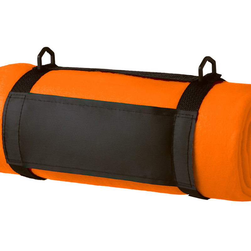 Плед «Нежность» с плечевым ремнем, оранжевый