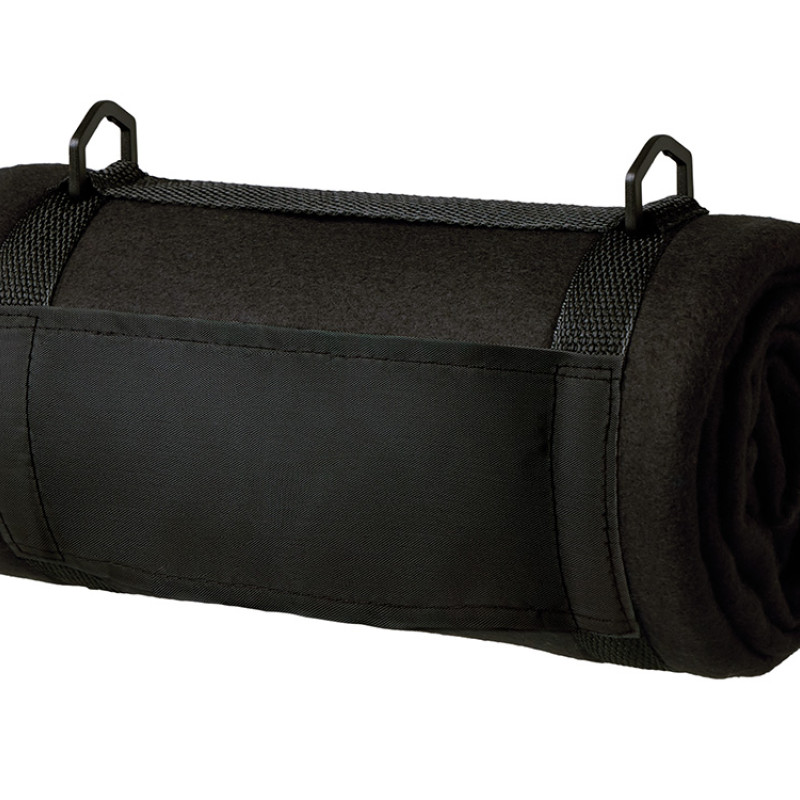 Плед «Нежность» с плечевым ремнем, черный