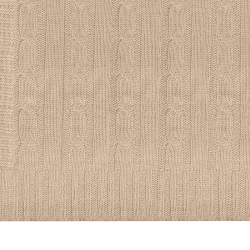 Плед акриловый Braid NEW, бежевый